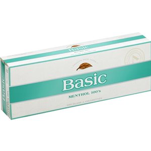 BASIC MENTHOL SILVER BOX 100
