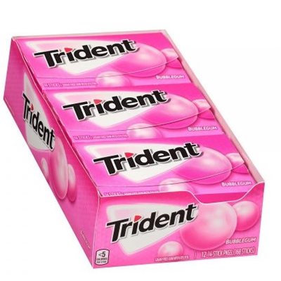 TRIDENT PTP BUBBLEGUM 12CT