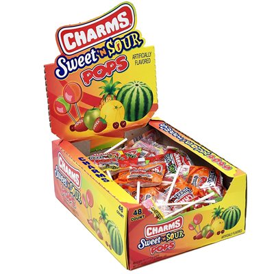 CHARMS SWEET / SOUR POP 48CT