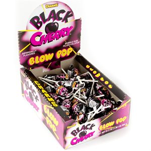 BLOW POP BLACK CHERRY 48CT