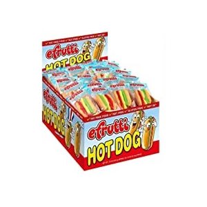 E-FRUTTI HOT DOG GUMMI .32OZ / 60CT