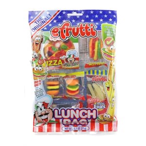 E.FRUTTI PEG BAG LUNCH BAG GUMMI 2.7OZ