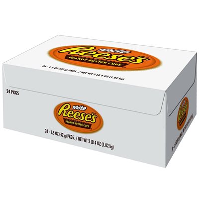 REESE CUP WHITE PEANUT BUTTER 24CT