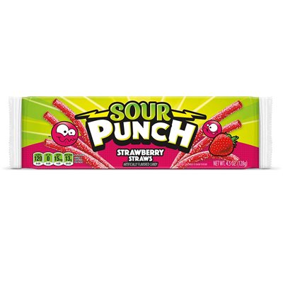 SOUR PUNCH TRAY STRAWBERRY 4.5OZ