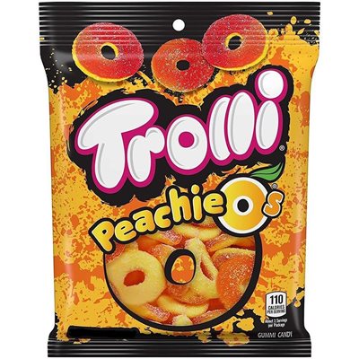 TROLLI PEG PEACH O'S 4.25OZ