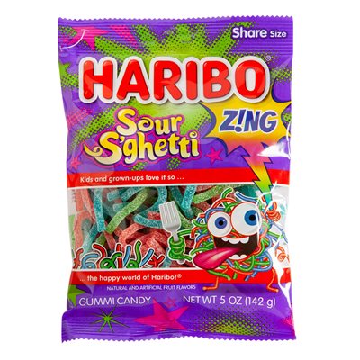 HARIBO PEG SOUR SGHETTI 5OZ