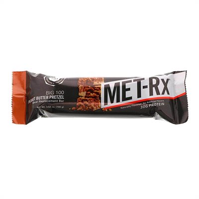 MET-RX BIG 100 PB PRETZEL 9CT