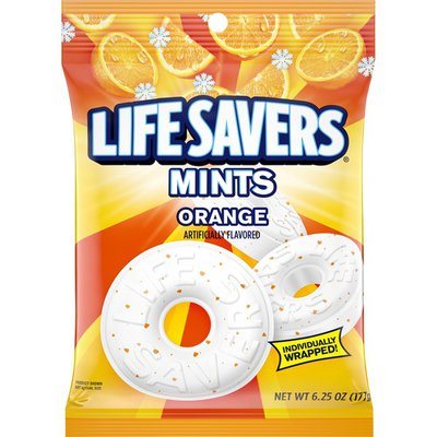 LIFESAVERS PEG ORANGE MINT 6OZ