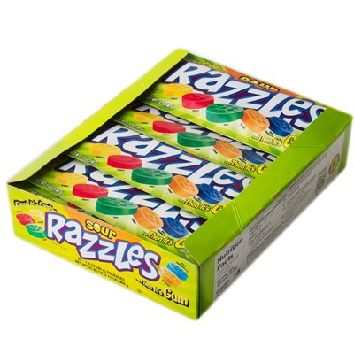 RAZZLES SOUR POUCH 24CT