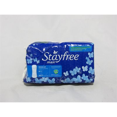 STAYFREE MAXI REGULAR 10CT