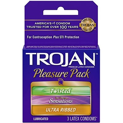 TROJAN PLEASURE PACK 3PK