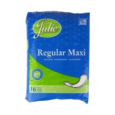 JULIE REGULAR MAXI PADS 10CT EA