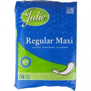 JULIE REGULAR MAXI PADS 10CT EA