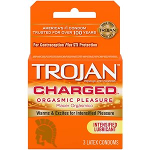 TROJAN CHARGED 3PK