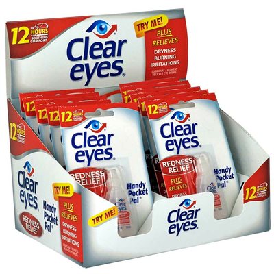 CLEAR EYES REDNESS .2OZ 12CT