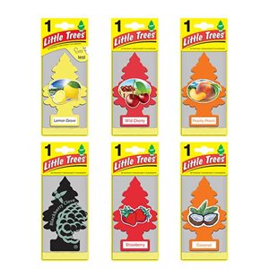 AIR FRESH LITTLE TREE ASSORTED 24CT