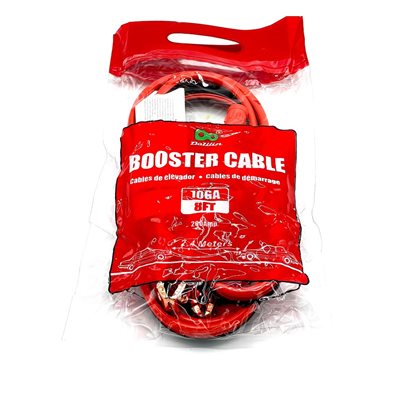 BOOSTER CABLE 8FT 10GA 200AMP