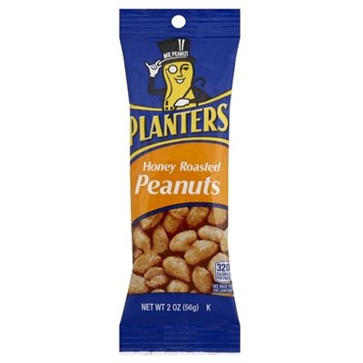 PLANTERS HONEY ROAST PEANUT TUBES 18CT