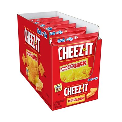 CHEEZ-IT PEG CHEDDAR JACK 6CT / 3OZ