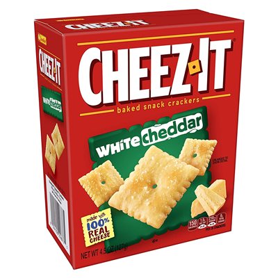 CHEEZ-IT SMALL BOX WHITE CHEDDAR 4.5OZ