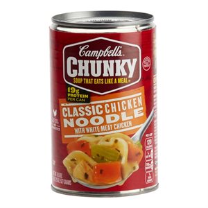 CAMPBELL CHUNKY CHICKEN NOODLE 18.6OZ