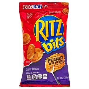 NABISCO PEG RITZ BITS PB 3.25OZ EA