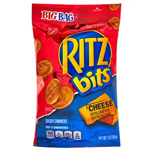 NABISCO PEG RITZ BITS CHEDDAR 3OZ EA