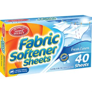FABRIC SOFTENER SHEETS - FRESH BREESE HS 40CT