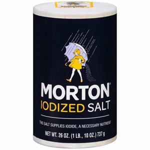 MORTON IODIZED SALT 26OZ EACH