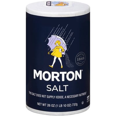 MORTON PLAIN SALT 26OZ EACH