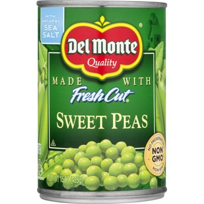 DEL MONTE SWEET PEAS 15OZ