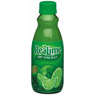 REAL LIME BOTTLE 8OZ EA