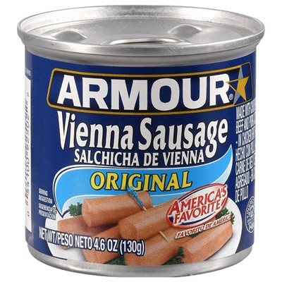 ARMOUR VIENNA SAUSAGE ORIGINAL 4.6OZ