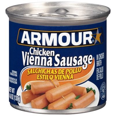 ARMOUR VIENNA SAUSAGE CHICKEN 5OZ