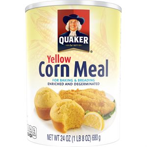 QUAKER CORNMEAL YELLOW 24OZ