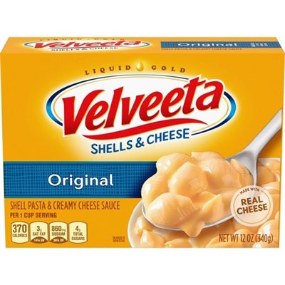 VELVEETA SHELLS & CHEESE 12OZ