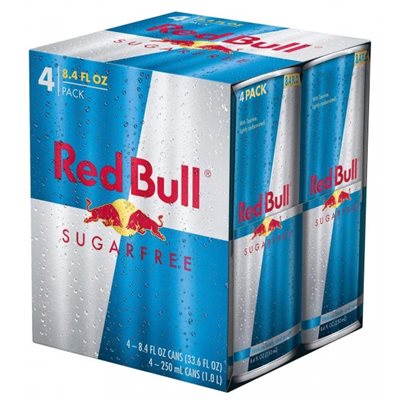 RED BULL SUGARFREE 6 / 4PK