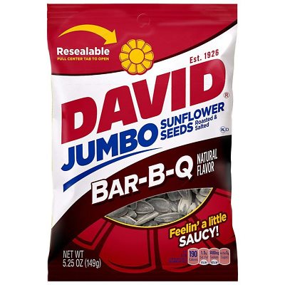 DAVID SUNFLOWER BBQ 5.25OZ EA