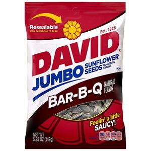 DAVID SUNFLOWER BBQ 5.25OZ EA