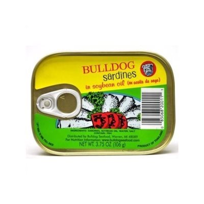 BULLDOG SARDINES OIL 3.75OZ