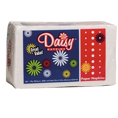 DAISY NAPKINS 150CT EA