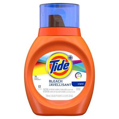 TIDE ULTRA LIQ 2X W / BLEACH 25OZ