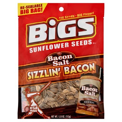 BIG SUNFLOWER BACON SALT 5.35OZ EA