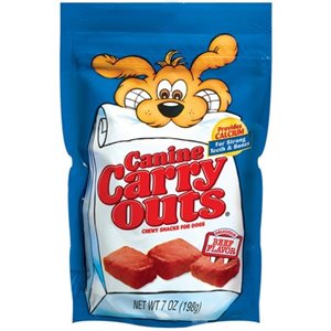 CARRY OUTS DOG SNACKS BEEF 5OZ