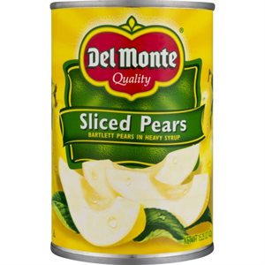 DEL MONTE SLICED PEARS 15OZ