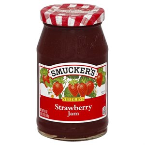 SMUCKERS STRAWBERRY JAM 12OZ