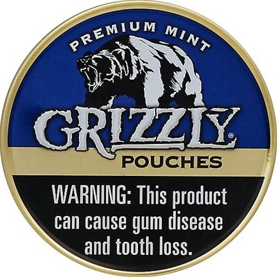 GRIZZLY POUCH MINT 5CT