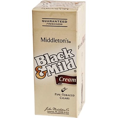 BLACK MILD CREAM BOX25