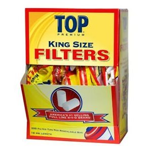 CIG FILTERS TOP KING 200CT 18MM