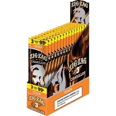 ZIG ZAG CIGARILLOS PEACH 3 / 99